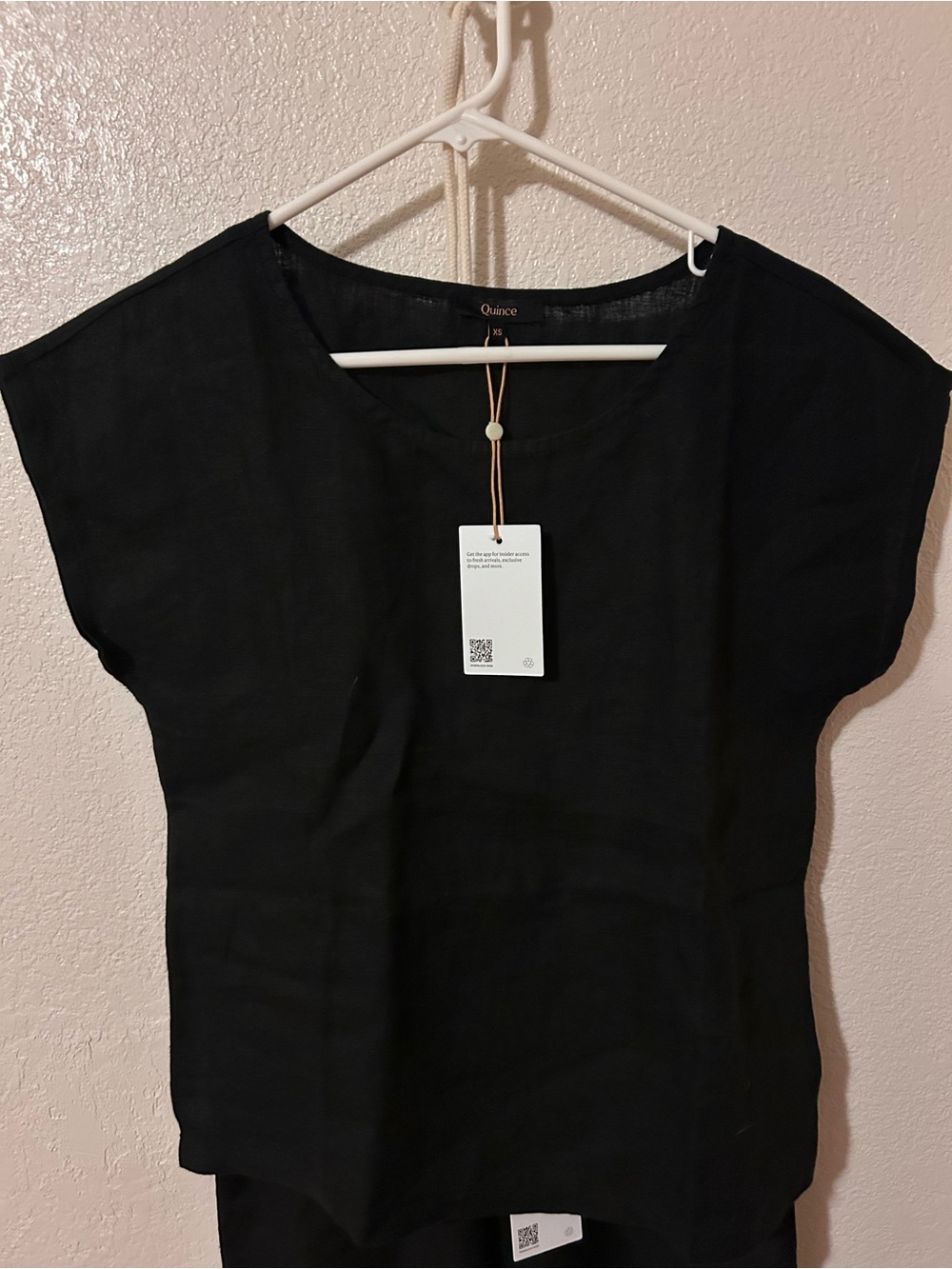 Quince Black Relaxed Linen SET - Picture 8 of 9